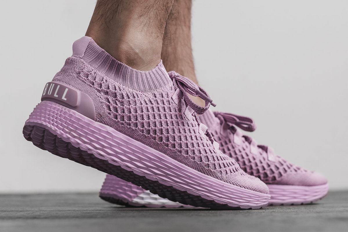 Nobull Knit Runner Men's Running Shoes Purple | Australia (GO8269)